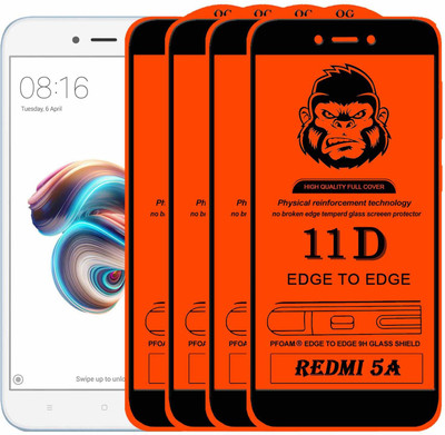 Xester Edge To Edge Tempered Glass for Mi Redmi 5A(Pack of 4)