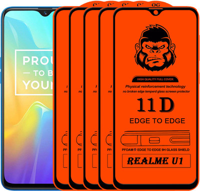 Gorilaorginal Edge To Edge Tempered Glass for : RFEALME U1(Pack of 5)