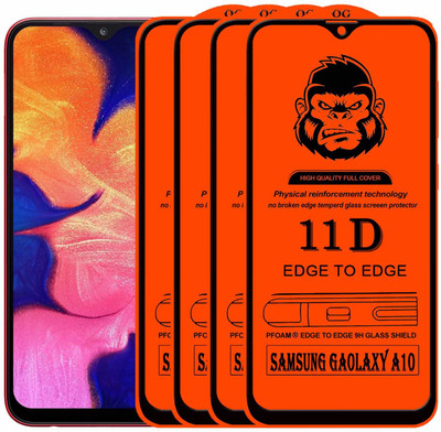 HQ Protection Edge To Edge Tempered Glass for SAMSUNG GALAXY A10(Pack of 4)