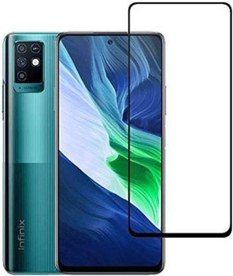 ultronone infotech pvt ltd Screen Guard for Edge To Edge Tempered Glass for Infinix Note 10 (Pack of 1)(Pack of 2)
