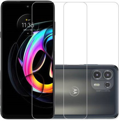 HOBBYTRONICS Tempered Glass Guard for MOTOROLA EDGE 20 FUSION, MOTO EDGE 20 FUSION(Pack of 2)