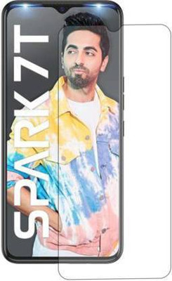 kentop Tempered Glass Guard for TECNO SPARK 7T + TECNO SPARK 7(Pack of 1)