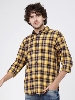 KETCH Men Checkered Casual Multicolor Shirt