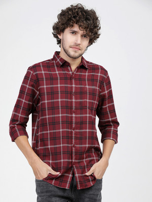 KETCH Men Checkered Casual Multicolor Shirt