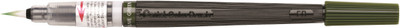 Pentel Arts Brush sign Flexible brush tip Nib Sketch Pen(Olive Green)
