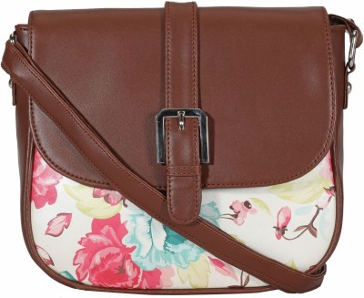 toteteca Bag Works Brown Sling Bag Toteteca Classic Printed Sling Bag