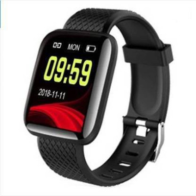 IMMUTABLE ID 116 SMART WATCH Smartwatch(Black Strap, FREE SIZE)