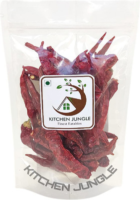 Kitchen Jungle Steamless Mathania Red Chilli | Lal Mirch(100 g)