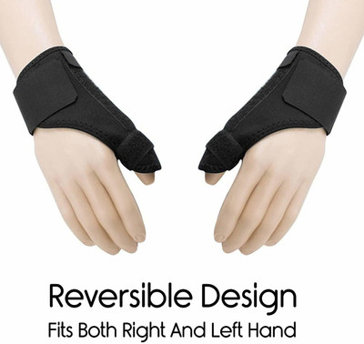LUIS LOGAN Thumb Spica Splint Reversible Thumb Stabilizer for Pain,(UN) Splints(Black)