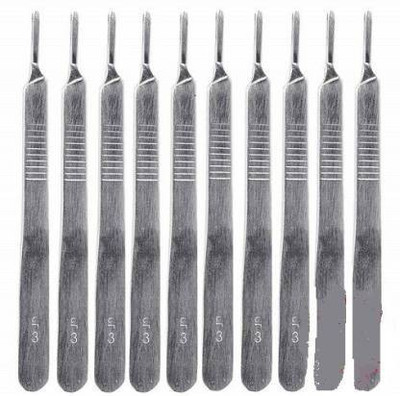 ARINEO 10 PCS. 3 NO. B.P. HANDLE Utility Forceps