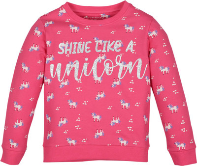 Plum Tree Full Sleeve Printed Girls Sweatshirt