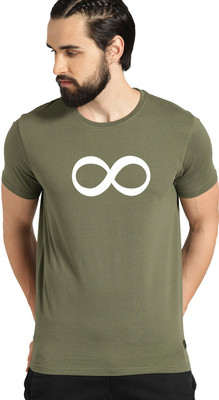Aman Textile Printed Men Round Neck Green T-Shirt