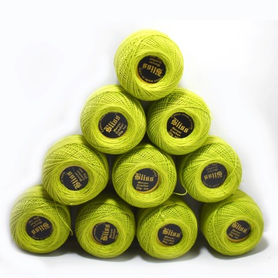 Dhruv Crafts Green Thread(60 m Pack of10)