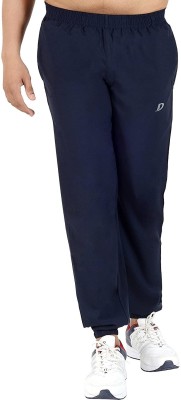 Decisive Solid Men Dark Blue Track Pants