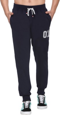 Basis Embellished Men Dark Blue Track Pants