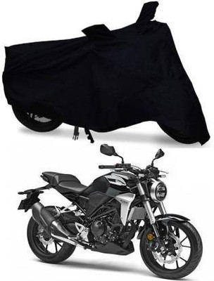 Exciting collections Waterproof Two Wheeler Cover for Honda(CB300R, Black)
