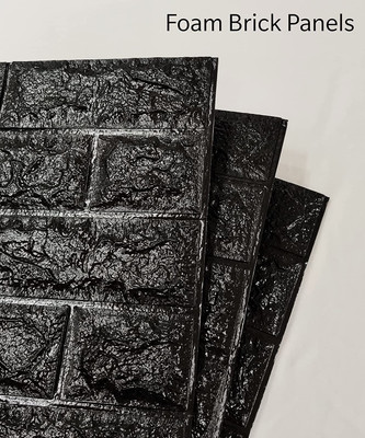 Akshar collection Abstract Black Wallpaper(77 cm x 70 cm)