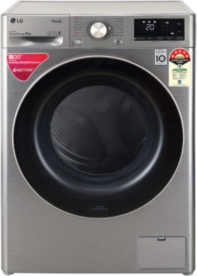 LG 8 kg Fully Automatic Front Load Black