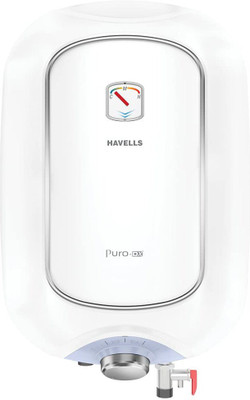 HAVELLS 15 L Storage Water Geyser (PURO DX, WHITE-BLUE)