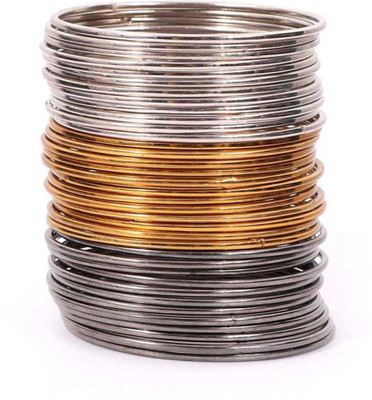 Soniaa Creation Metal Gold-plated Bangle Set(Pack of 36)