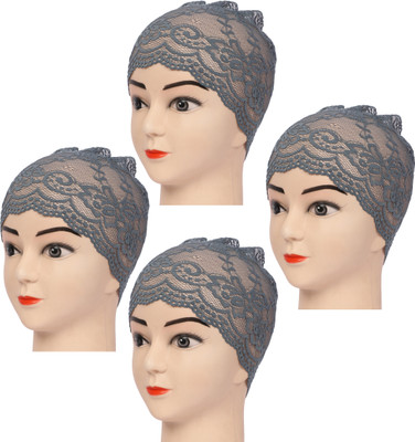 MONATI Self Design Beanie Cap(Pack of 4)