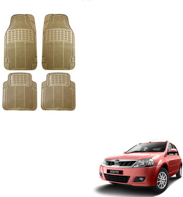 SEMAPHORE PVC, Rubber Standard Mat For  Mahindra Verito(Beige)