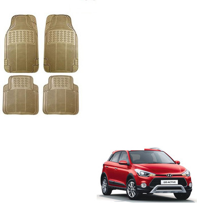 SEMAPHORE PVC, Rubber Standard Mat For  Hyundai i10 Active(Beige)