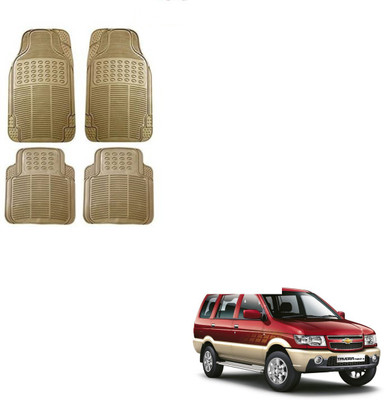 SEMAPHORE PVC, Rubber Standard Mat For  Chevrolet Tavera(Beige)