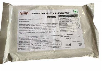 Morde Pack of 1 | 500 GM | Pista Compound Slab Bar Bars(600 g)