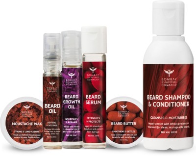 BOMBAY SHAVING COMPANY 6-in-1 Complete Beard Care Kit for Men(6 Items in the set)