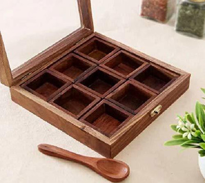 SWH Wooden Utility Container  - 2 ml(Brown)