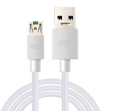 SANNO WORLD Micro USB Cable 1.1 m SND2_1974(Compatible with Oppo A15s / Oppo A15, White, One Cable)