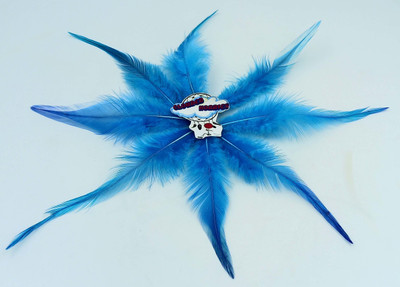 CLOUDED HOBBIES Pack of 100 Decorative Feathers(5 INCH Synthetic Material)