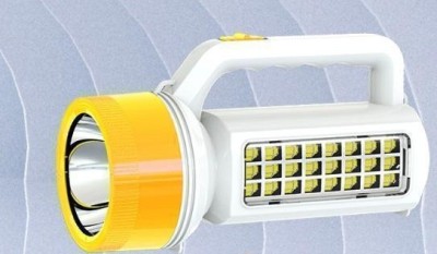 HASRU RL-6644 W EMERGENCY LIGHT 10 hrs Torch Emergency Light(Yellow)