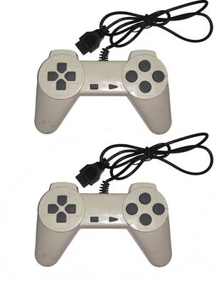 NOWAIT V10102R 9 Pin 10 Buttons 8 bit tv video game joystick  Joystick  (White, For Wii U)