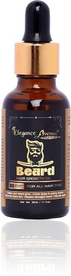 Elegance Avenue Chemicals Free, Oil for Patchy Moustache and Beard, Thick Beard and Mustache Hair Oil(30 ml)