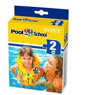 azhari SWIM VEST POOL Life AIR Jacket for Children (YELLOW) (3-6 Years) Inflatable Pool Accessory (Multicolor) Inflatable Swimming Vests Swim Floatation Belt