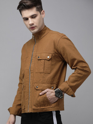 VOXATI Full Sleeve Solid Men Denim Jacket