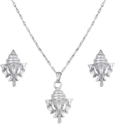 JFL - Jewellery for Less Copper Silver Silver Jewellery Set(Pack of 1)