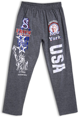 Mysweetangel Relaxed Boys & Girls Grey Trousers
