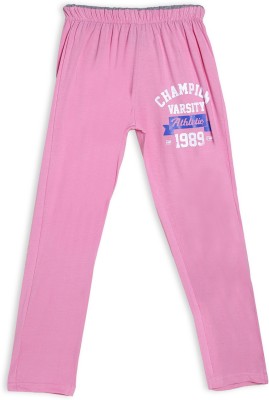 Mysweetangel Relaxed Boys & Girls Pink Trousers
