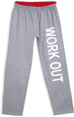 Sweet Angel Track Pant For Boys(Grey, Pack of 1)