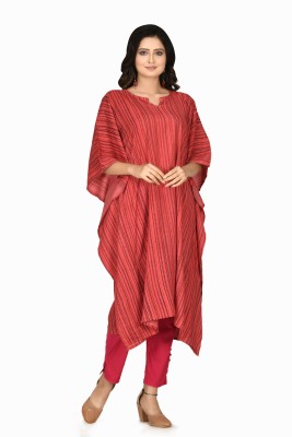 Jamini Women Solid A-line Kurta(Red)