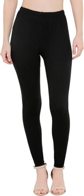 Viaan Footed  Ethnic Wear Legging(Black, Solid)