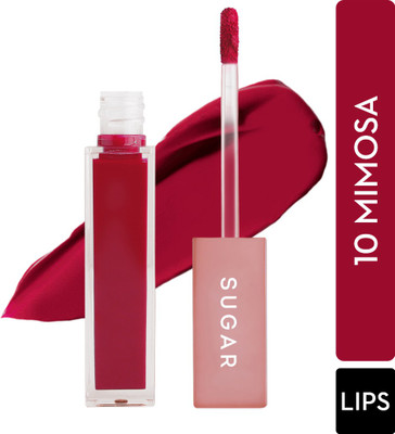 SUGAR Mettle Liquid Lipstick(10 (Deep pinkish red with blue undertone), 3.5 g)