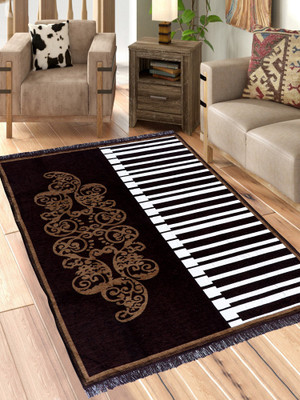 Sparrow world Velvet Prayer Mat(Brown, Extra Large)