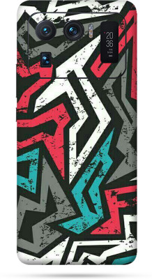 OggyBaba xiaomi mi 11 ultra 11, mi ultra, mi 11 ultra, mi11 ultra Mobile Skin(Abstract Mad Angle Skin Matte Finish)