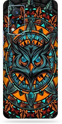 BugguSkin vivo V21 5G, Vivo V21 5G Mobile Skin(Ultra Super Mighty Owl Skin With High Mattte Finish.)