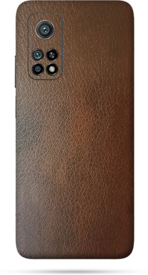 OggyBaba xiaomi 10T, Mi 10T, Mi 10 t, redmi 10 i Mobile Skin(Nut Brown Leather Skin Matte Finish)