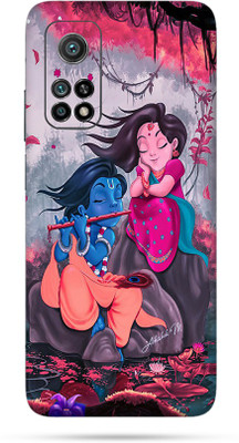 OggyBaba xiaomi 10T, Mi 10T, Mi 10 t, redmi 10 i Mobile Skin(Radha Krishna Skin Matte Finish)